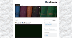 Desktop Screenshot of donf.com