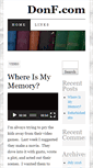 Mobile Screenshot of donf.com